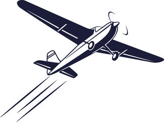 vector illustration of airplane