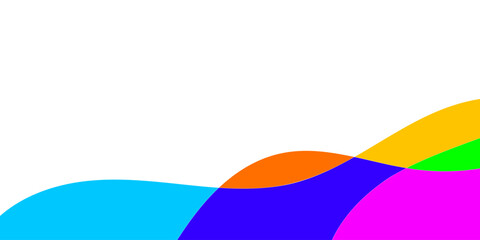 Abstract colorful wavy shapes (6)