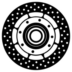 abstract background with circles on  silhouette white background 