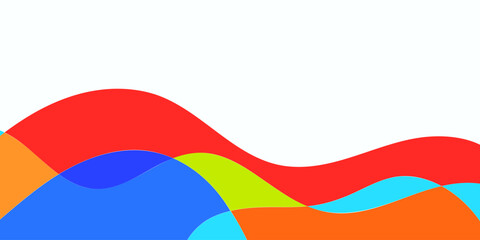 Abstract colorful wavy shapes (8)