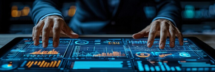 advanced data analysis and visualization using touchscreen technology