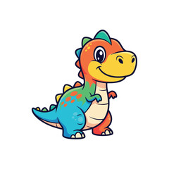 Dino-Mite Fun: A Colorful Coloring Book