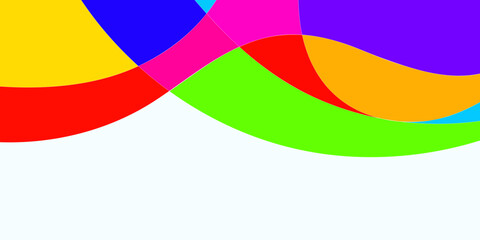 Abstract colorful design with flowing shapes (1)