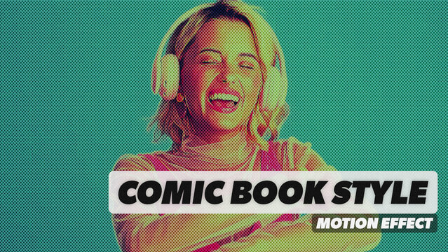 Comic Book Style Procedural Motion Effect