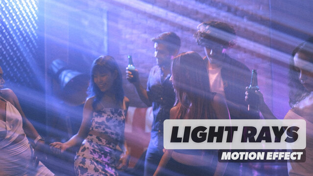 Light Rays Procedural Motion Effect