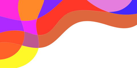 Abstract colorful wavy shapes (12)