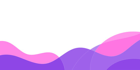 Abstract Background with Layered, Curving Shapes