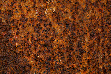 Empty Rusty metal texture or background. Industrial iron surface. Abstract factory color.