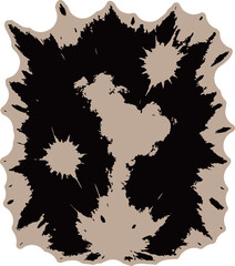 The scene where gunpowder ignites and explodes