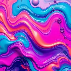 Abstract colorful blue wave patterns form a dynamic digital illustration ideal for modern backgrounds, wallpapers, and artistic designs