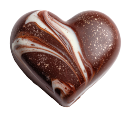 Delicious heart-shaped chocolate treats for valentine's day celebration dessert