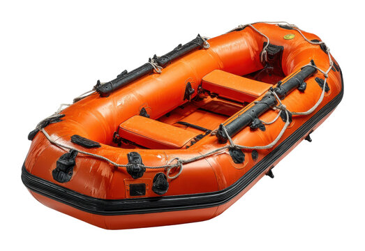Rescue mission inflatable boat waterway safety equipment