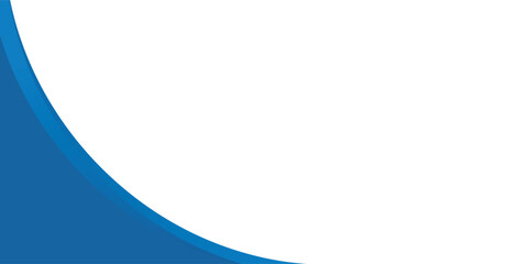 Blue Wave Abstract Background Template for Business or Corporate Banner