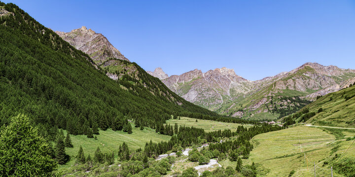 The Varaita Valley in the Italian Piedmont