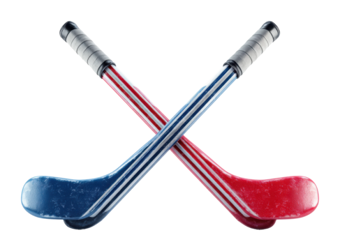 Exciting hockey game action ice rink digital competitive sport