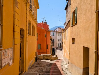 Overview Menton on the French Riviera - July 2025