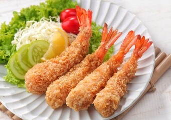 Ebi furai, Ebi Furay is a Japanese dish made from shrimp coated with pangko flour