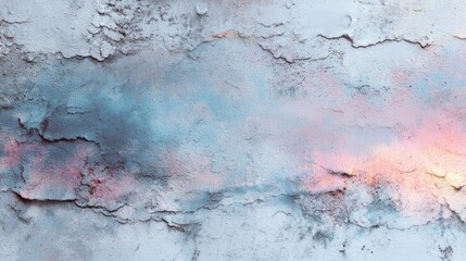 Weathered wall texture pastel pink blue and gray background