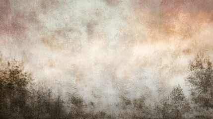 Misty landscape abstract art background texture design