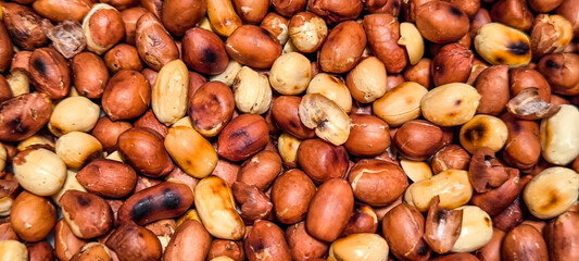 Roasted peanuts for cooking. Add flavor to food.