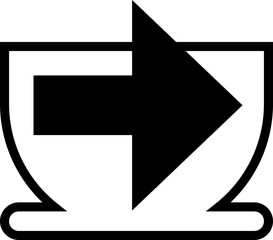 arrow right thinline