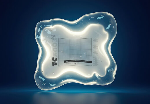 Jelly Gel with Image Mockup inside