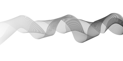 Abstract modern background with grey wavy lines and particles.Abstract grey wavy lines Digital frequency track equalizer background.modern frequency sound wave lines and twisted curve lines background