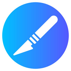 knife gradient icon