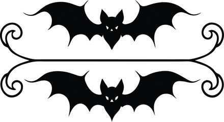 Naklejka premium Halloween bat vector illustration