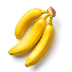 ripe yellow bananas, healthy sweet fruit high resolution image