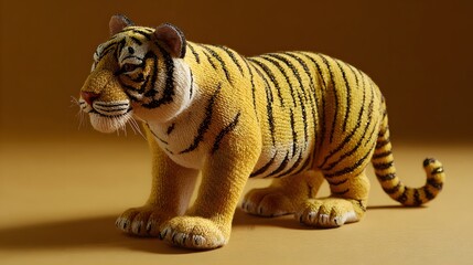 A toy tiger