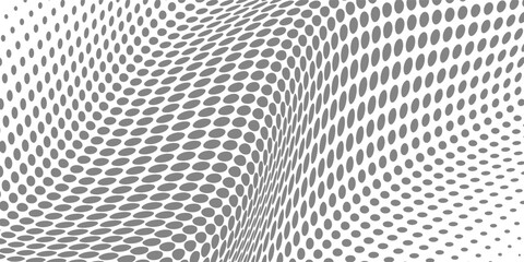 Halftone twisted grunge pattern design. vector ilustration