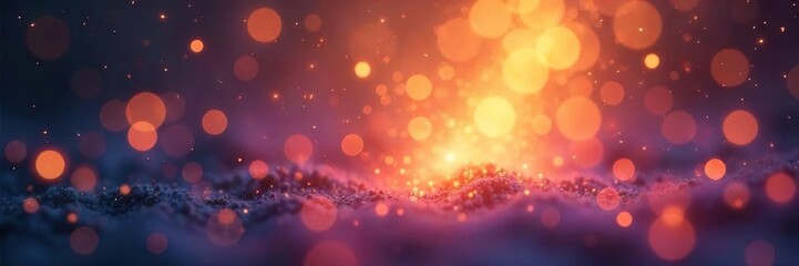 Ethereal Bokeh Lights Mystical Background for Meditation, Yoga, and Spiritual Growth
