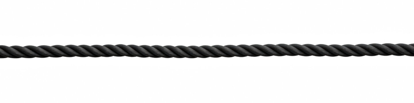 Strong, durable, twisted rope suitable for various applications, showcasing its texture and flexibility. Ideal for outdoor activities
