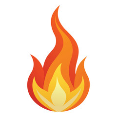 Fire flame icon vector design symbol.