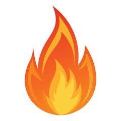 Fire flame icon vector design symbol.
