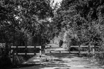 Der Weg hinter den Schranken