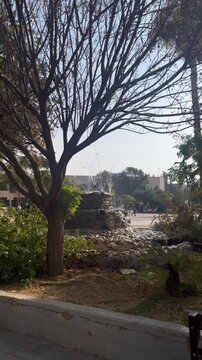 the Hashemite university water fountain 