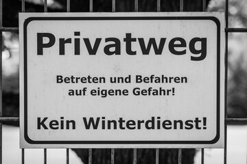 Ein privater Weg