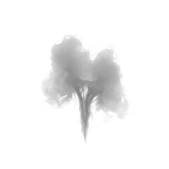 Realistic rendered smoke simulation detail