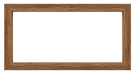 Rustic Wooden Frame Empty Mockup