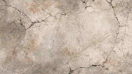 Obraz premium Detailed texture of a weathered white wall with cracks and imperfections, closeup study of surface decay