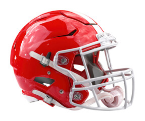 Fototapeta premium Football action sports field equipment showcase view safety concept