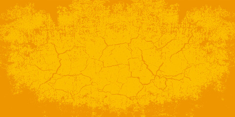 Dots halftone yellow and dark blue color pattern gradient grunge texture background. vector grunge