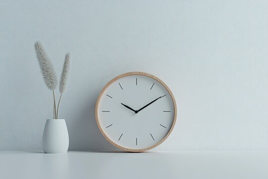 Clear Pixel Image of Clock Icon Front Side with White Background