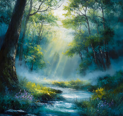 Obraz premium Whispers of the Ancient Forest