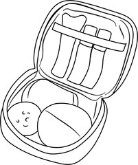 Makeup Pouch coloring page