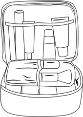Makeup Pouch coloring page