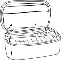 Makeup Pouch coloring page