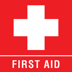 Obraz premium First aid sign